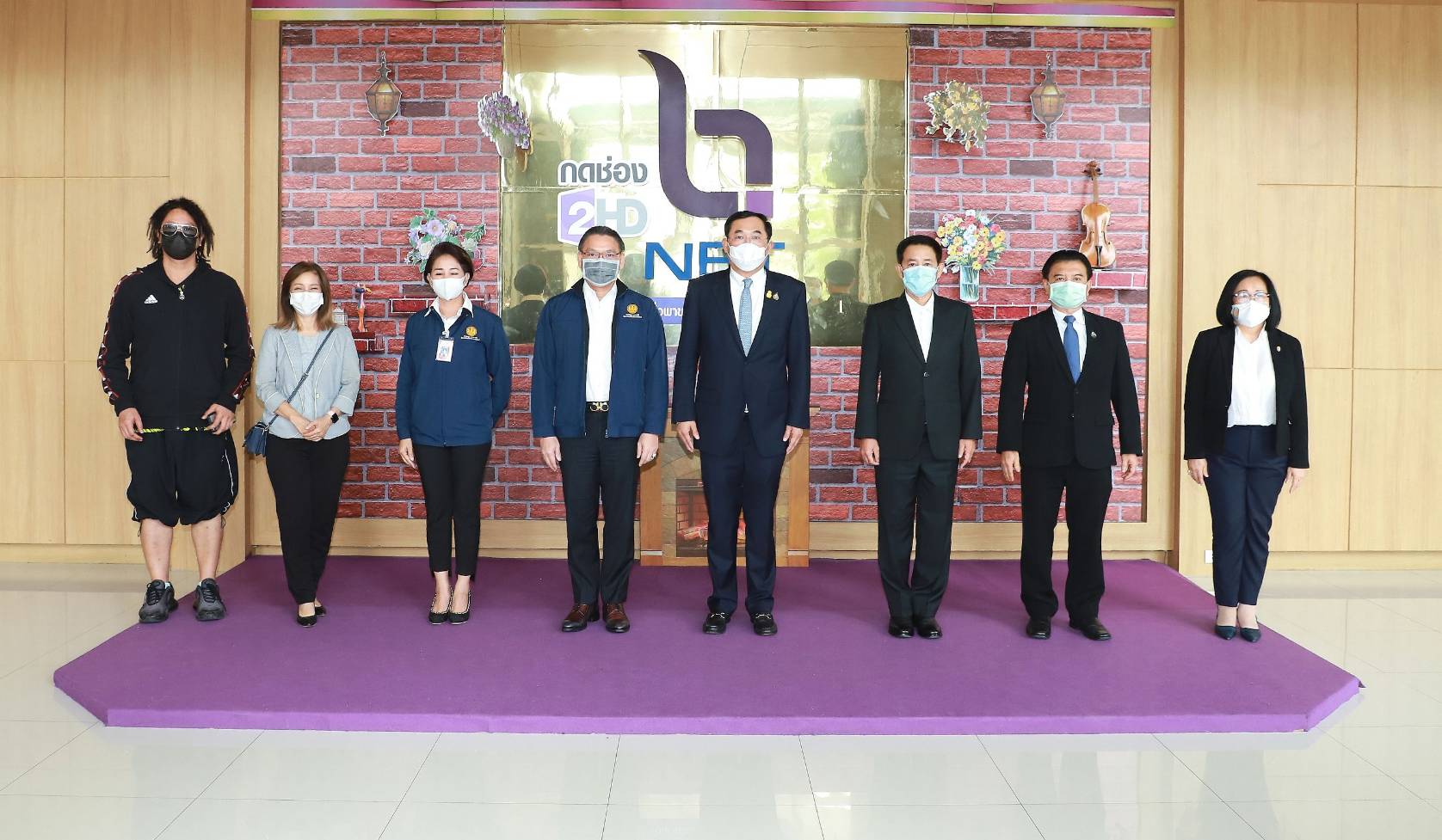 "อนุชา"เปิด"ศูนย์ NBT รวมใจ สู้ภัยโควิด-19"
