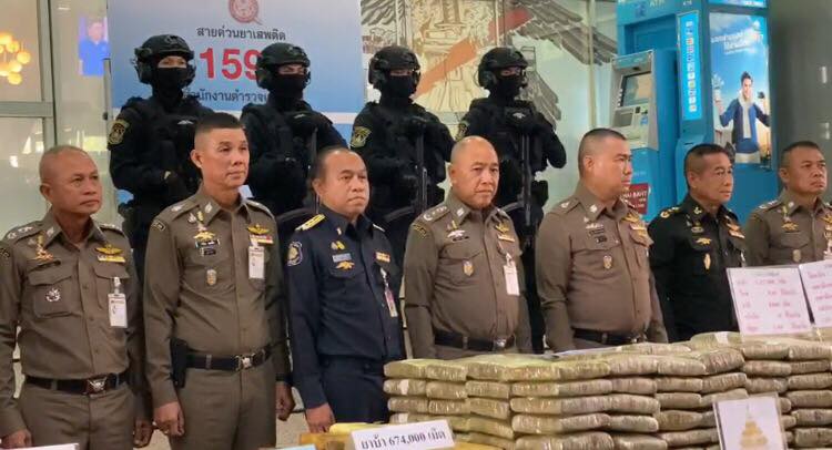 บช.ปส.จับกุมผู้ค้ายาเสพติด10 คดี ยึดยาบ้ากว่า1ล้านเม็ด