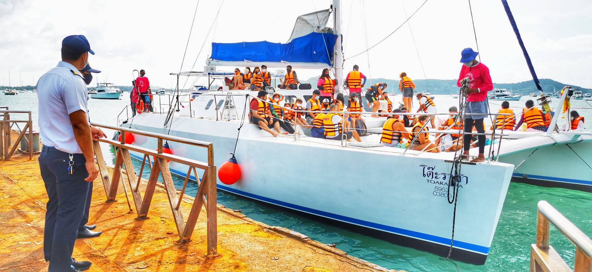เจ้าท่า คุมเข้ม "ท่าเรือ Phuket Sandbox" ยกระดับความปลอดภัยทางน้ำสูงสุด 