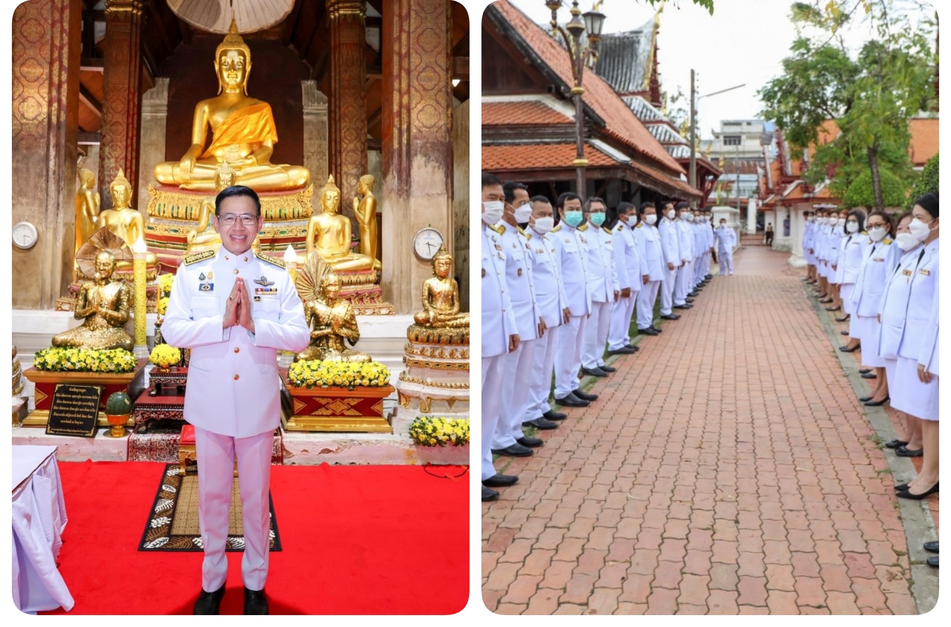 คปภ. จัดพิธีถวายพระกฐินพระราชทาน ประจำปี 2564 ณ วัดใหญ่สุวรรณารามวรวิหาร จังหวัดเพชรบุรี
