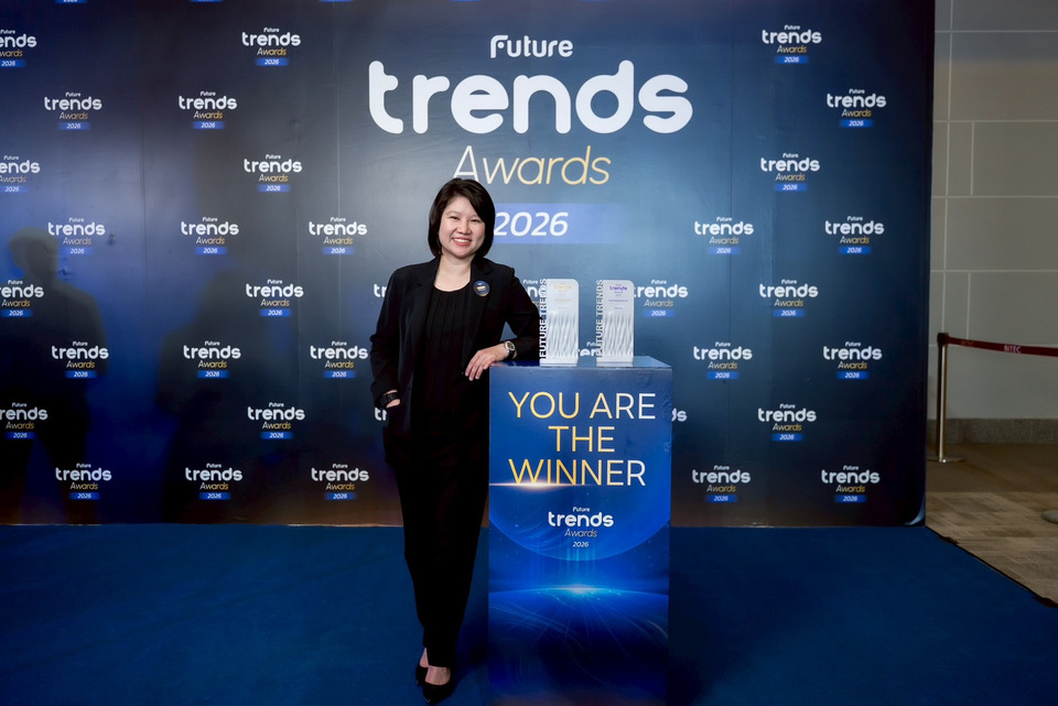 กลุ่มบริษัทซีดีจี คว้า 2 รางวัล Future Trends Awards 2026 ต่อเนื่อง 3 ปีซ้อน ตอกย้ำตัวจริงด้านเทคโนโลยีเพื่อสังคม