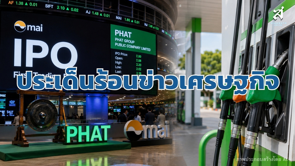 ประเด็นร้อนข่าวเศรษฐกิจ วันที่ 20 สิงหาคม 2569