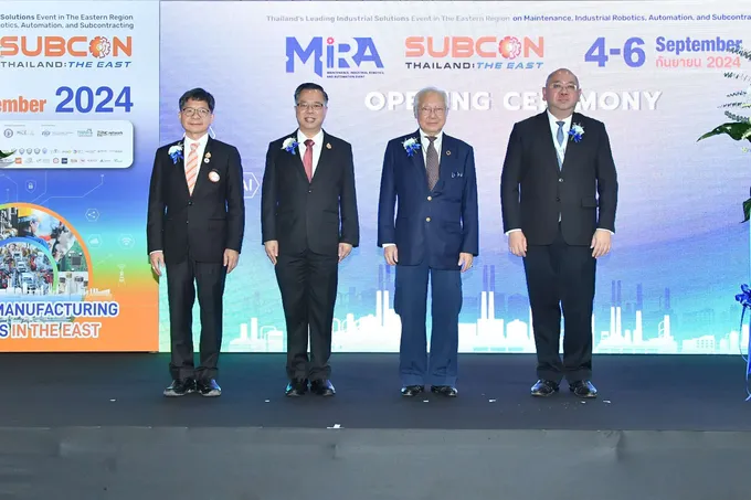 บีโอไอผนึกสมาคมไทยซับคอน - อินฟอร์มา จัดงาน "Mira and Subcon Thailand: The East 2024" บูมลงทุนภาคตะวันออก ดันไทยฮับชิ้นส่วนอาเซียน
