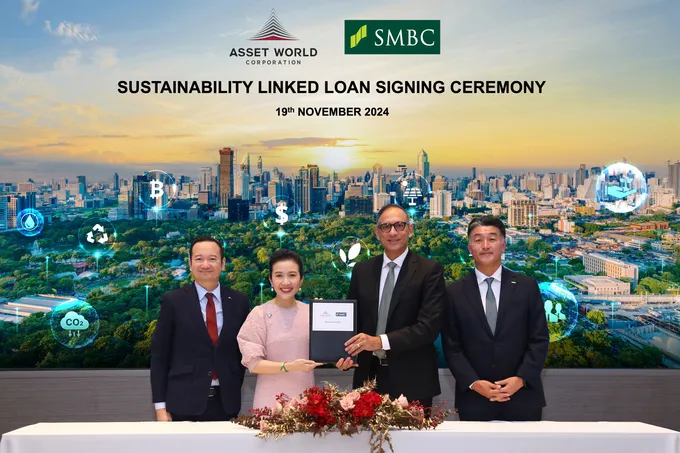 AWC จับมือ SMBC ร่วมสนับสนุนไทยสู่เป้าหมายการเป็นจุดหมายปลายทางท่องเที่ยวยั่งยืนระดับโลก จัดสรรสินเชื่อยั่งยืนเริ่มต้น 3 พันล้านบาท