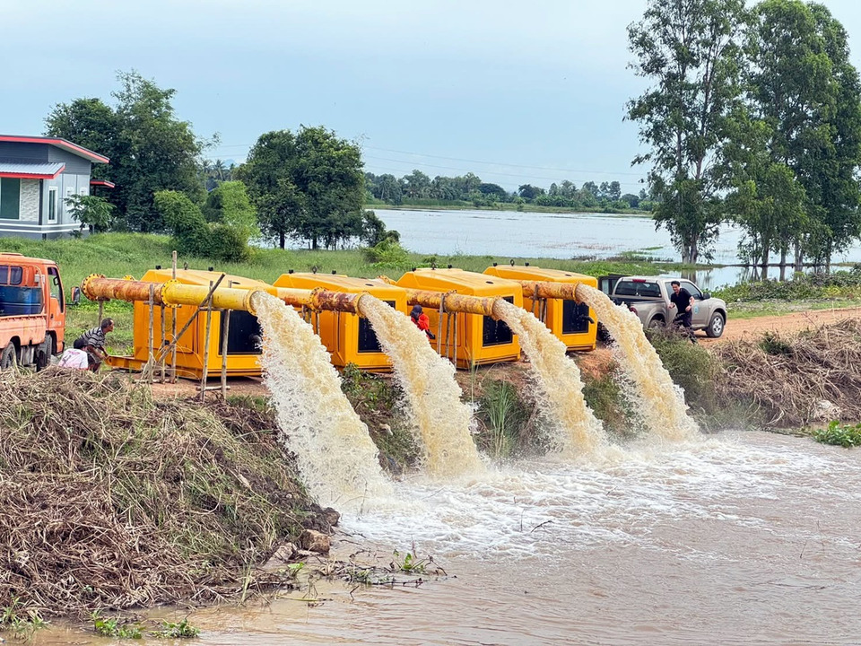 กรมชลฯ ระดมเครื่องสูบน้ำทั่วประเทศ 24 ชั่วโมง เร่งระบายน้ำขัง–ช่วยประชาชนหลังน้ำท่วม