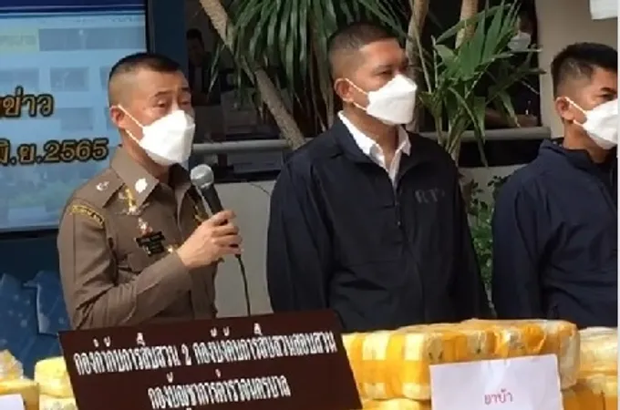 ผู้ช่วย ผบ.ตร.แถลงการจับกุมอดีตพนักงานขายโชว์รูมรถหรู  โกงเงินมัดจำเสียหายเกือบ3 ล้านบาท
