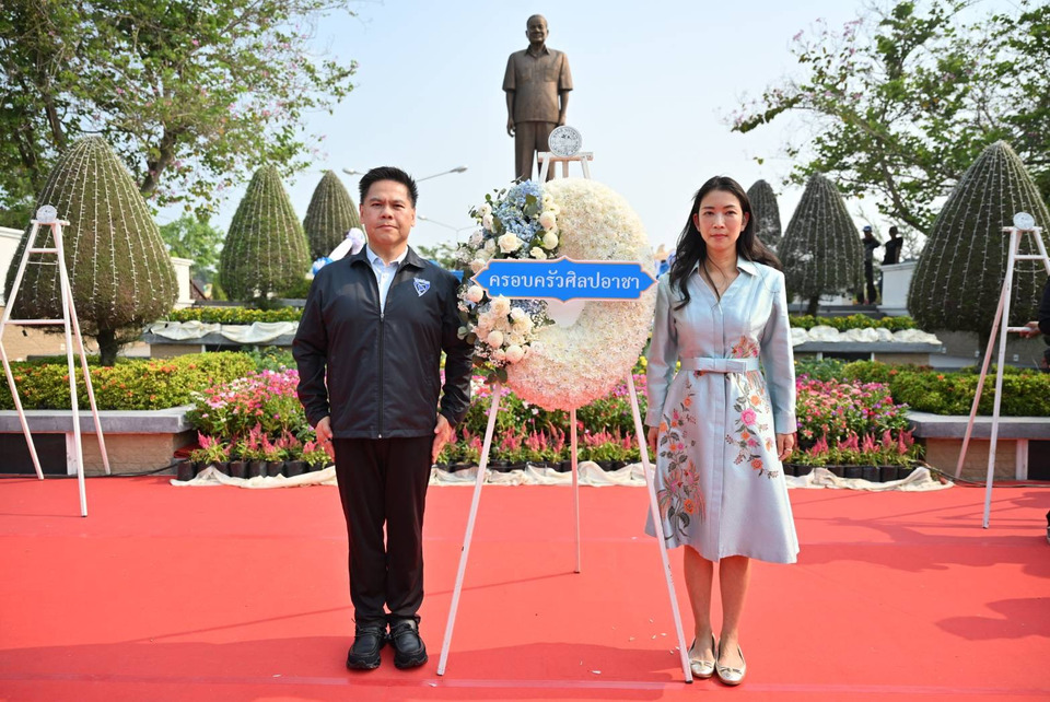 ครบรอบ 10 ปี “บรรหาร ศิลปอาชา” กัญจนา-วราวุธ นำชาวสุพรรณบุรีร่วมรำลึก 