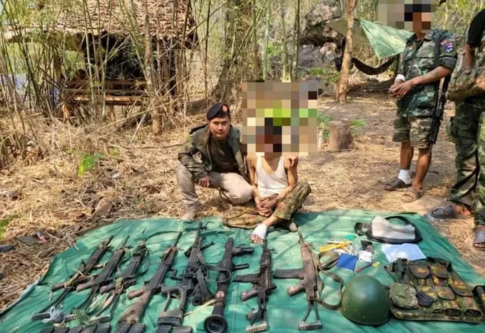 KNLA จับ "ร.อ.เมียนมา" พร้อมยึดอาวุธปืนและยุทโธปกรณ์