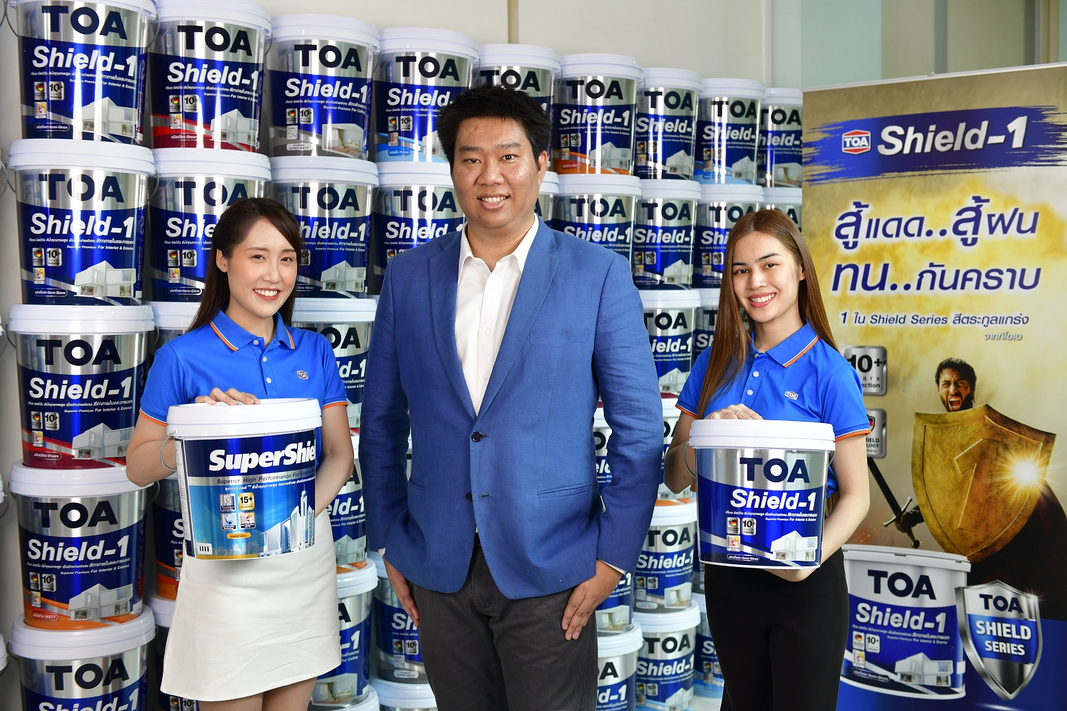 "TOA" สร้าง “Shield Series” สีตระกูลแกร่ง เหนือกว่าทุกคุณภาพสีจากทีโอเอ
