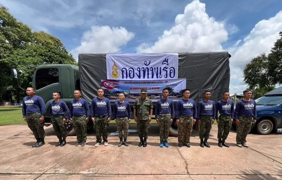 นรข.เขตนครพนม ส่งกำลังพลเตรียมพร้อมรับสถานการณ์น้ำท่วม
