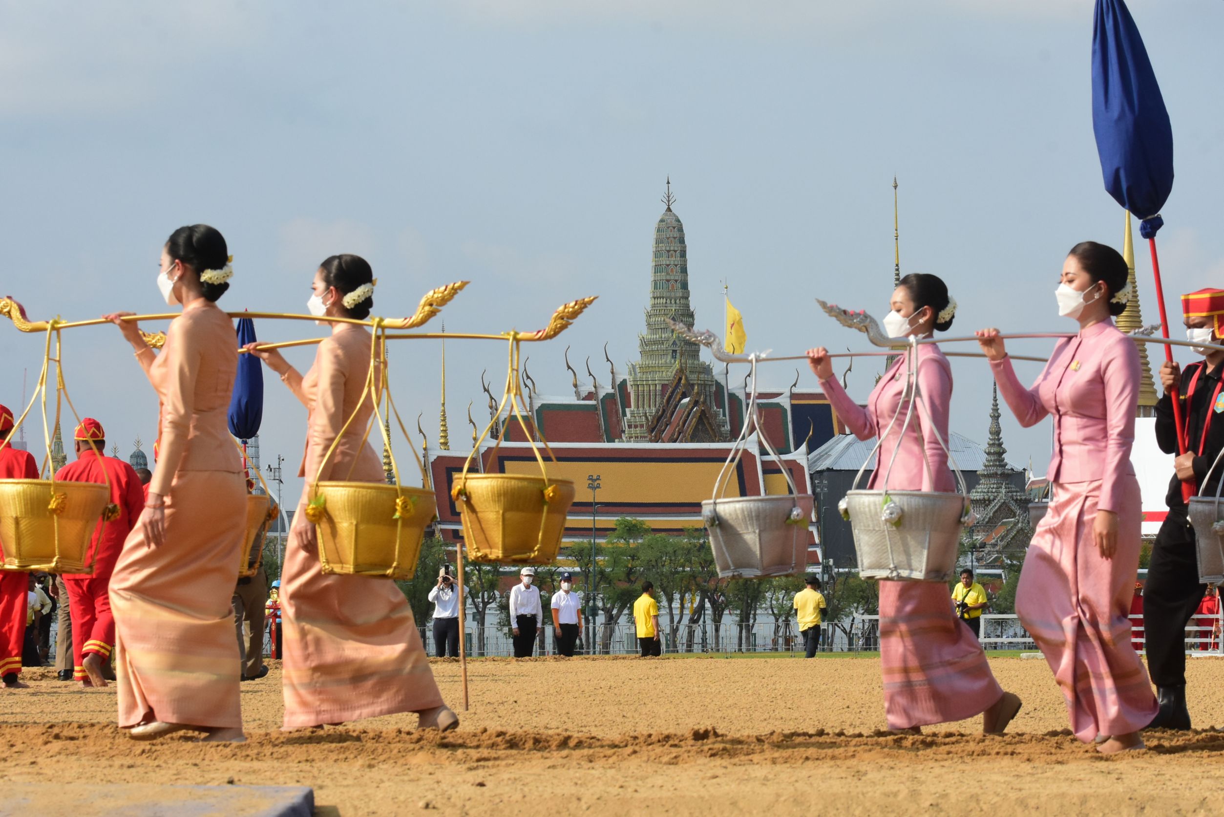 กระทรวงเกษตรฯจัดซ้อมใหญ่งานพระราชพิธีพืชมงคลจรดพระนังคัลแรกนาขวัญ 