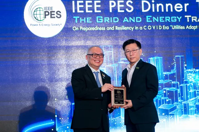 ผู้ว่าการ กฟผ.รับรางวัล IEEE PES Chapter Outstanding Engineer Award 2020 ในฐานะวิศวกรที่มีผลงานโดดเด่นและน่ายกย่องในวิชาชีพวิศวกรรม 	