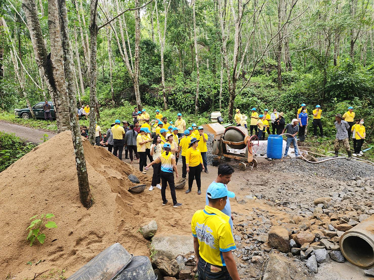 PPPGC ผนึกกำลังสร้างฝายชะลอน้ำในหมู่บ้าน บรรเทาปัญหาภัยแล้ง-ลดภัยพิบัติชุมชน