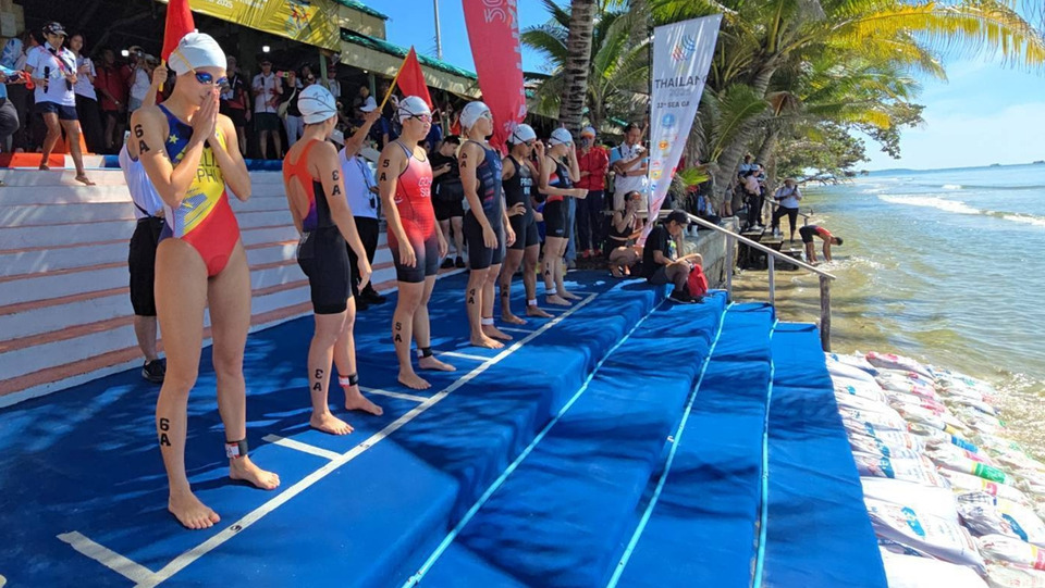 ซีเกมส์ ครั้งที่ 33 ไตรกีฬาสนามหาดแม่พิมพ์ เปิดวันแรก อินโดนีเซียเหมา 3 ทอง ทีมชาย–หญิง–ผสม