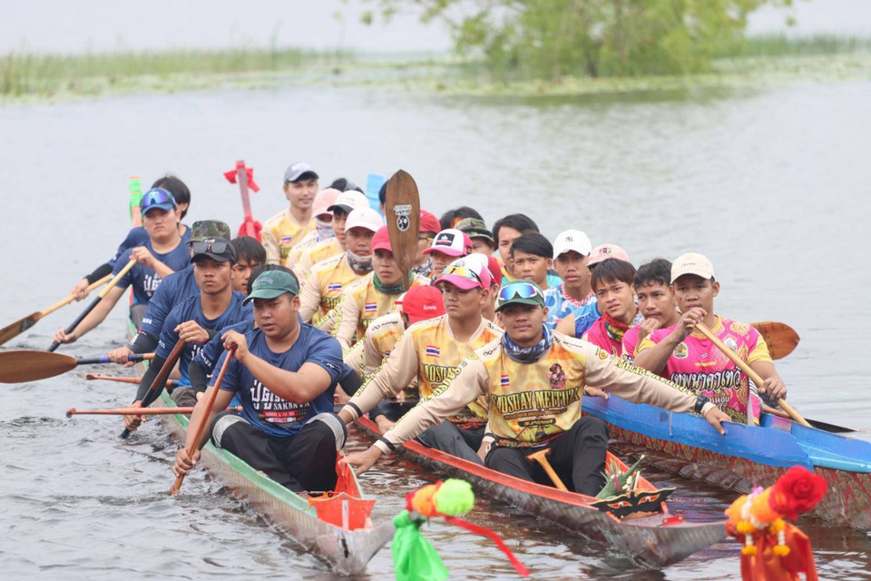 อบจ.อุดรธานี เปิดงานประเพณีบุญแข่งเรือส่งเสริมกีฬาทางน้ำ สร้างความสามัคคี