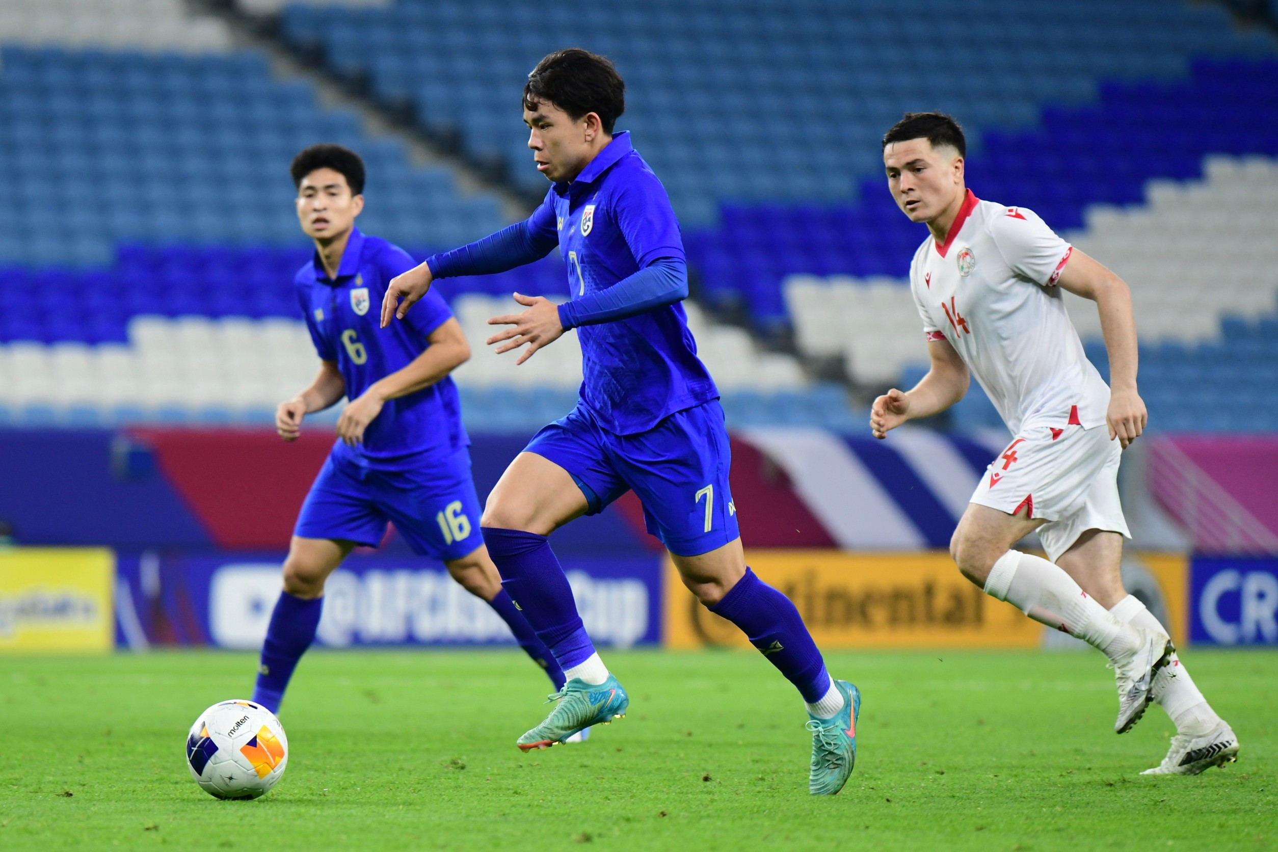 ฟุตบอลไทยU23 พ่าย ทาจิกิสถาน 0-1 ส่งท้ายปรีโอลิมปิก