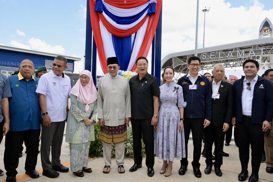 "พิพัฒน์" ร่วม 2 นายกฯ ไทย–มาเลฯ เปิดถนนเชื่อมด่านสะเดาใหม่–บูกิตกายูฮิตัม เชื่อมโครงข่าย M84–AH2 เปิด "ประตูเศรษฐกิจ"