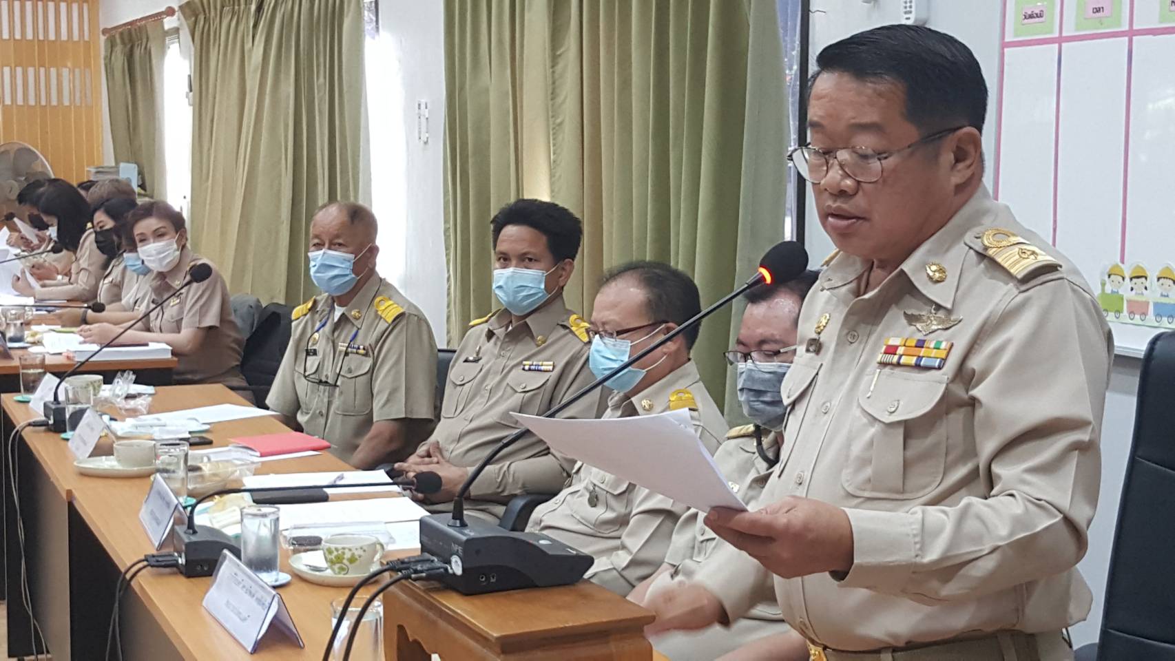 นายกทต.เชิงดอย แถลงนโยบายเปิดสภาสมัยแรกฝ่ายบริหารพร้อมพัฒนา