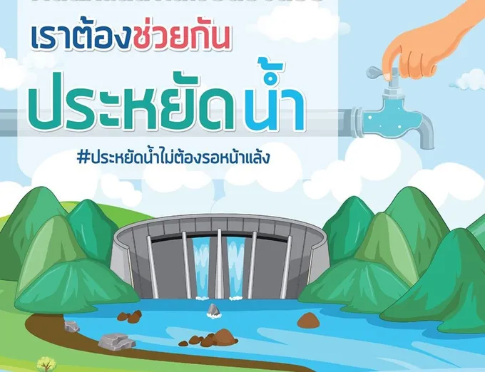 ฝนตก แต่น้ำในเขื่อนยังน้อย กปน.วอนทุกภาคส่วนร่วมใช้น้ำประหยัด