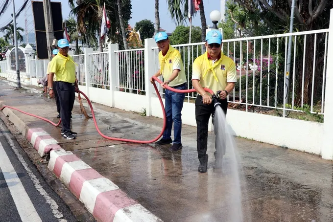 อำเภอศรีราชา จัดกิจกรรม Big Cleaning Day ชลบุรีเมืองสะอาด