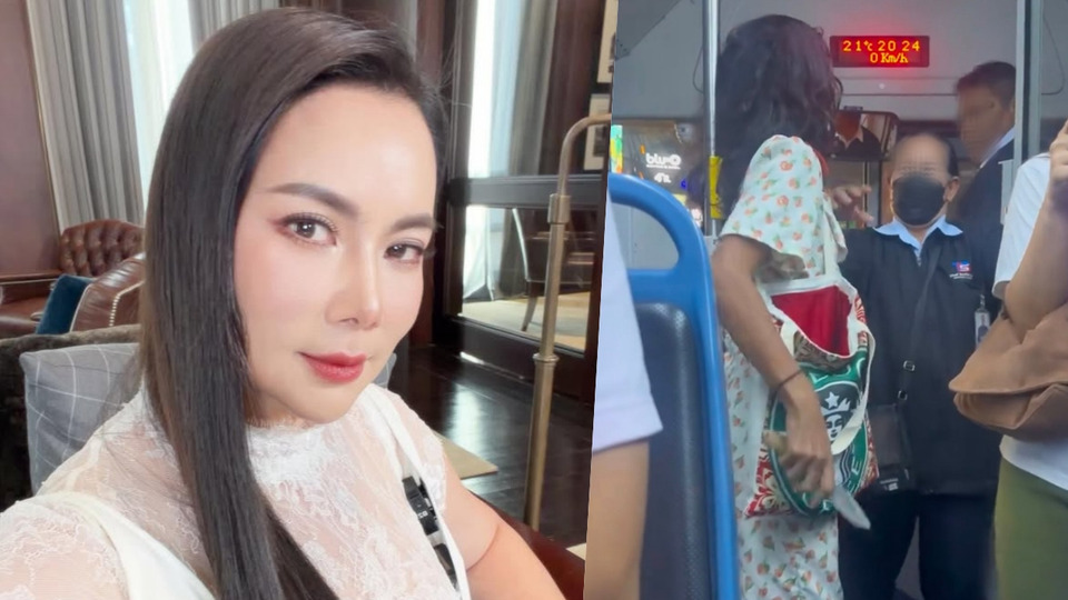 ‘บุ๋ม ปนัดดา’ วอนรัฐเร่งจัดการคนป่วยจิต หลังสาวสติไม่ดีพกมีดอาละวาดบนรถเมล์