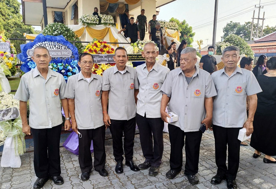 ชมรมทหารผ่านศึกสัตหีบร่วมพิธีพระราชทานเพลิงศพ "น.ต.จตุรงค์" อย่างสมเกียรติ