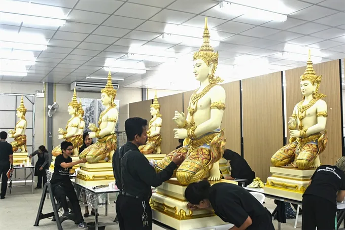 ความคืบหน้าพระเมรุมาศ