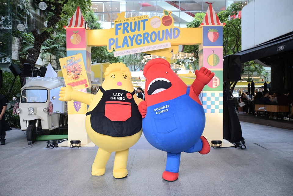  สะเทือนสายกิน! FRUIT PLAYGROUND พลิกงานผลไม้เป็นสนามเด็กเล่นกลางเมือง จัดเต็มทุเรียนพรีเมียม “หยิบเต็มแก้วราคาเดียว”