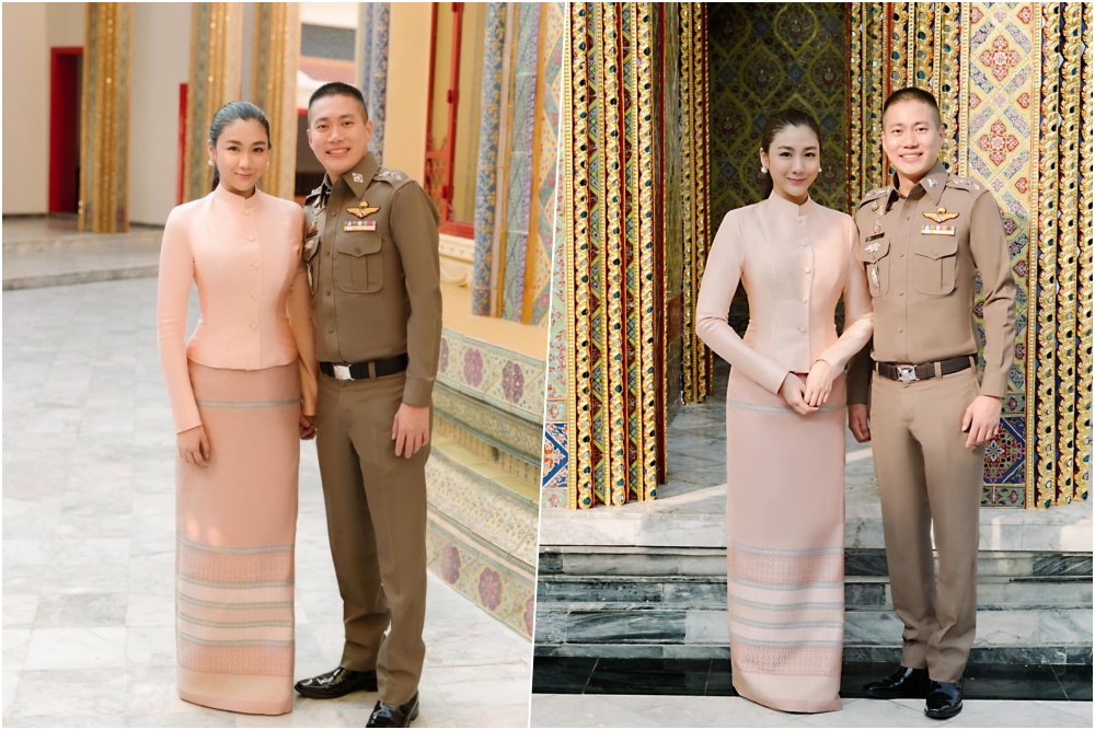 'บอย-ปลา ฟินาเล่' ยัน ภาพชุดไทยไม่ใช่งานแต่ง-ผกก.โจ้ เข้ากราบ พ่อ-แม่ ขอคบ 'ใบเตย' 