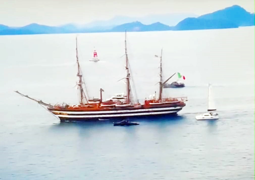 ศรชล.ภาค 3-ทรภ.3 ร่วมคุ้มกันการเดินทางเรือ Amerigo Vespucci เทียบท่าเรือน้ำลึกภูเก็ต