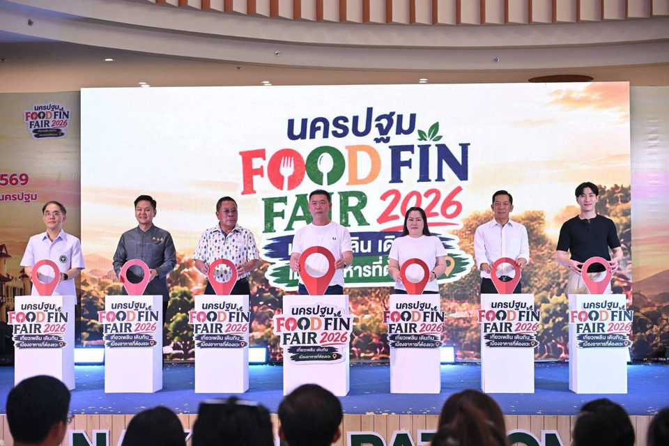 อบจ. นครปฐม ชวนชิม ช้อป  Food Fin Fair เที่ยวเพลิน เดินกิน เมืองอาหารที่ต้องแวะ    