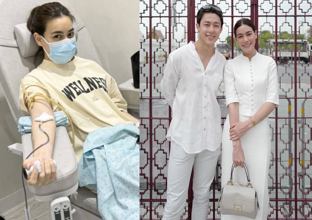 'หมาก-คิม' ส่งกำลังใจ ให้ทีมแพทย์สู้โควิด ร่วมบริจาคเลือด-สิ่งของ