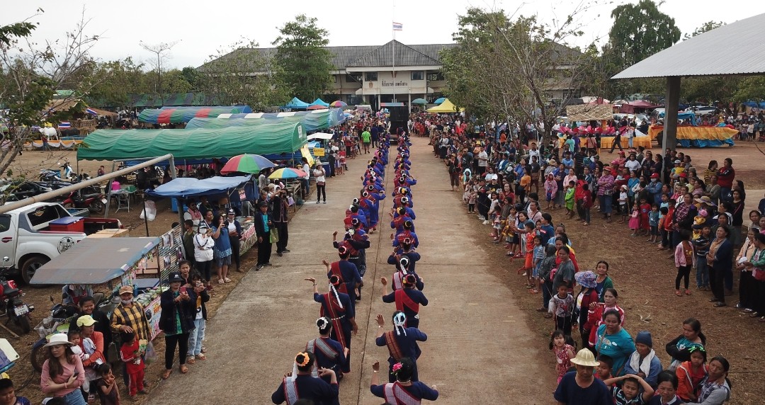 อ.วังยาง​ จ.นครพนม ร่วมจัดงานบุญเดือนสาม โชว์วัฒนธรรม หนุนท่องเที่ยว  สืบสานประเพณี วิถีชีวิต ท้องถิ่น ส่งเสริมอาชีพภูมิปัญญาชาวบ้าน