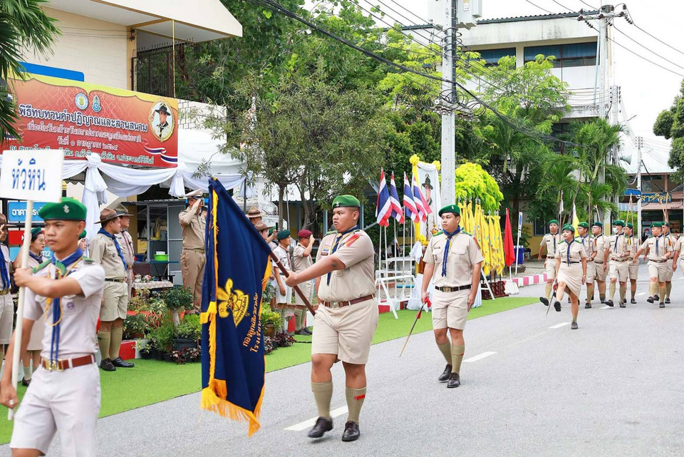 หัวหินจัดสวนสนามลูกเสือ ฉลอง 115 ปีคณะลูกเสือแห่งชาติ 
