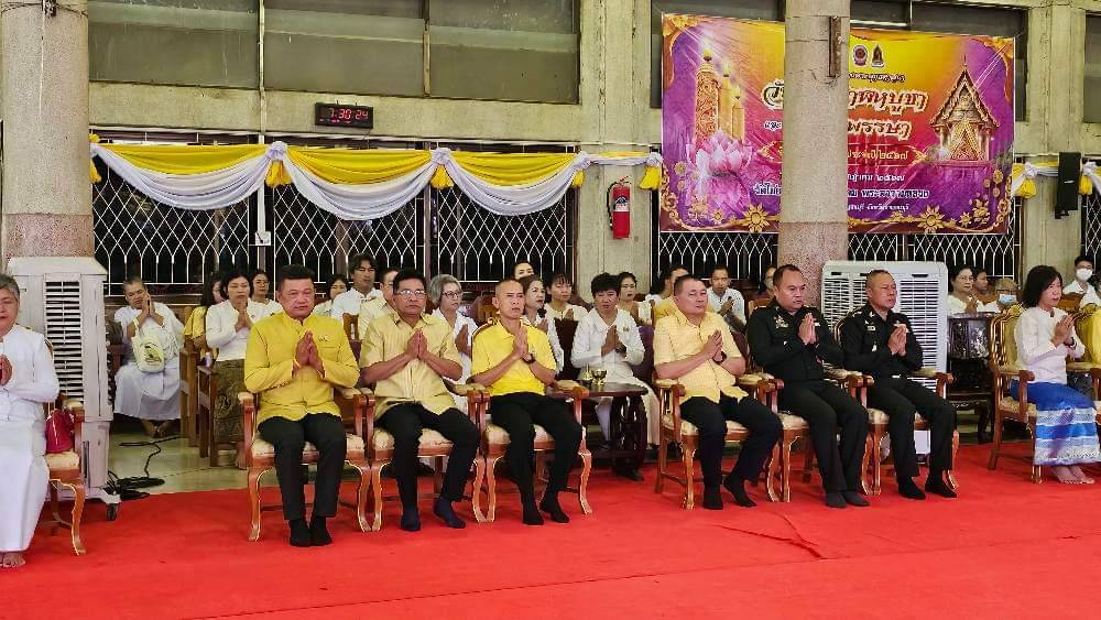 สสจ.กาญจน์ มอบหมายให้ผู้ช่วยฯ นำคณะ จนท.สธ.ร่วมงานวันอาสาฬบูชาและวันเข้าพรรษา
