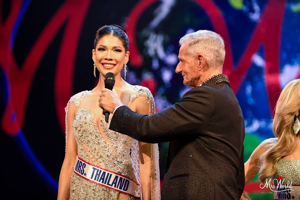 “ชนิตา ศรีดาเกษ เครธอร์น” คว้ามงกุฎ Mrs. World 2025 บนเวทีโลก