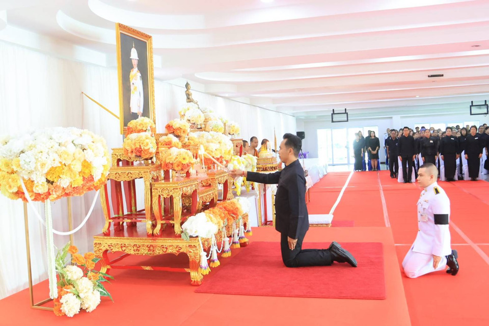 "ลพบุรี" จัดพิธีสวดพระอภิธรรมพร้อมกัน 11 อำเภอ น้อมถวายพระกุศล “เจ้าฟ้าพัชรกิติยาภา”