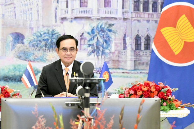 นายกฯ ร่วมประชุมสุดยอดอาเซียน-สาธารณรัฐเกาหลี ครั้งที่ 22 ย้ำการรับมือโควิด-19 และสันติภาพบนคาบสมุทรเกาหลี