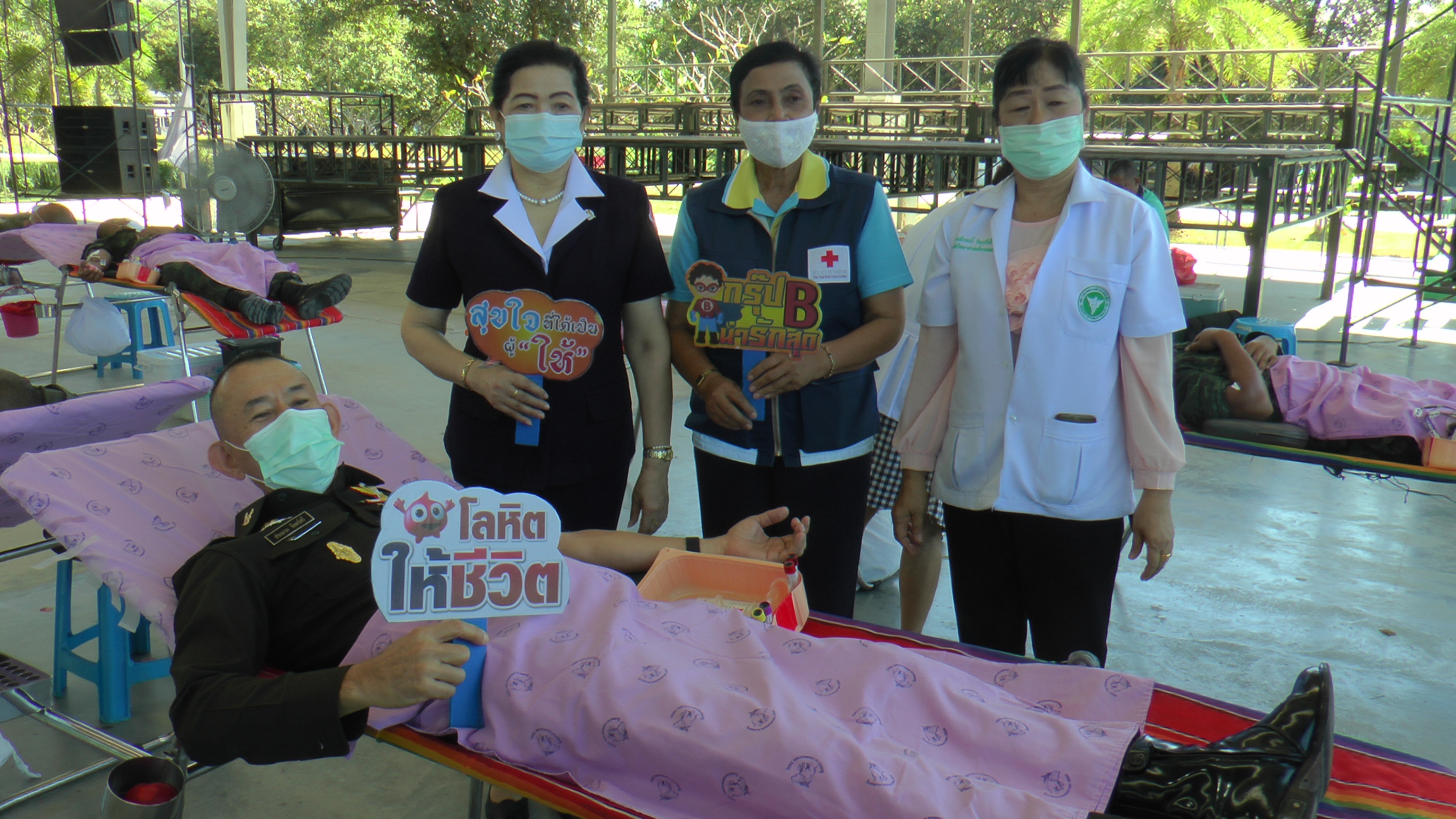 โรงเรียนนายร้อยพระจุลจอมเกล้า จัดกิจกรรมบริจาคโลหิต ถวายเป็นพระราชกุศล ในวันพ่อแห่งชาติ 