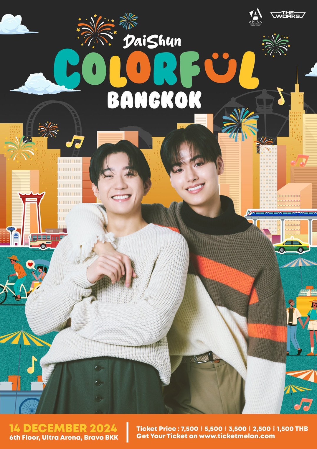 เตรียมหวีดแรง!! 2 หนุ่มชาวญี่ปุ่น "Dai Nakai" และ "Shun Nakanish" ใน "DAISHUN COLORFUL BANGKOK" วอร์มนิ้วรอกดบัตร 23 ต.ค.นี้