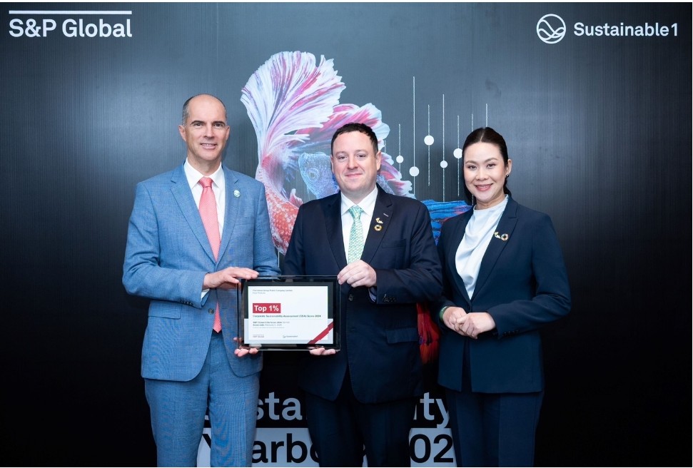 ไทยยูเนี่ยน ยืนหนึ่งด้านความยั่งยืนรับรางวัลTop 1% กลุ่มอุตสาหกรรมอาหารจาก S&P Global Sustainability Yearbook Ceremony ประจำปี 2568