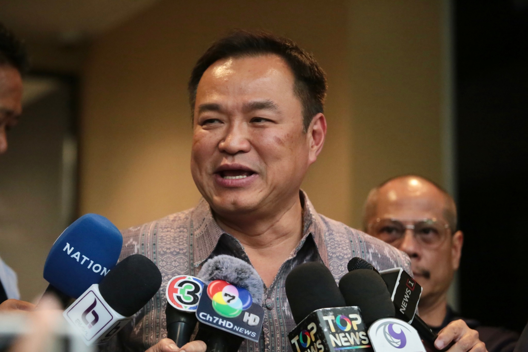 "อนุทิน" เข้าทำเนียบฯ ลุยงานวันแรก งดให้สัมภาษณ์สื่อ บอกสั้นๆ  "No news"