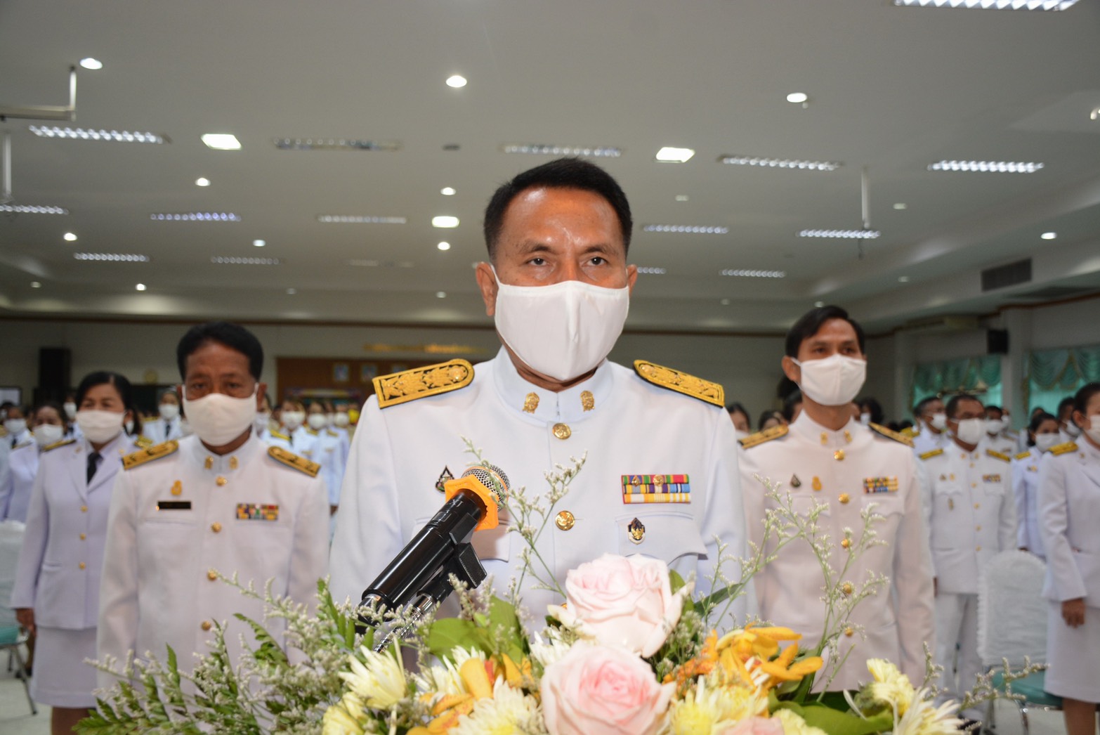 สพป.ศรีสะเกษ เขต 1 จัดพิธีถวายพระชัยมงคล พระบาทสมเด็จพระเจ้าอยู่หัว และพิธีถวายสัตย์ปฏิญาณ 