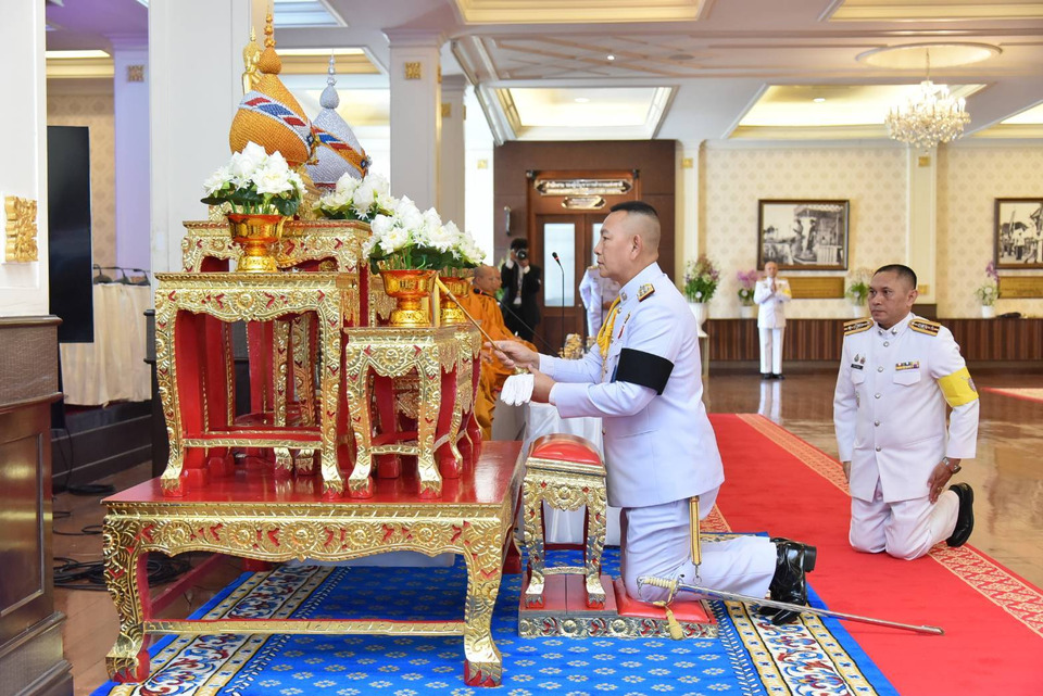 ตร.จัดพิธีเฉลิมพระเกียรติ เนื่องในโอกาสมหามงคลเฉลิมพระชนมพรรษา 4 รอบ สมเด็จพระนางเจ้าฯ พระบรมราชินี 