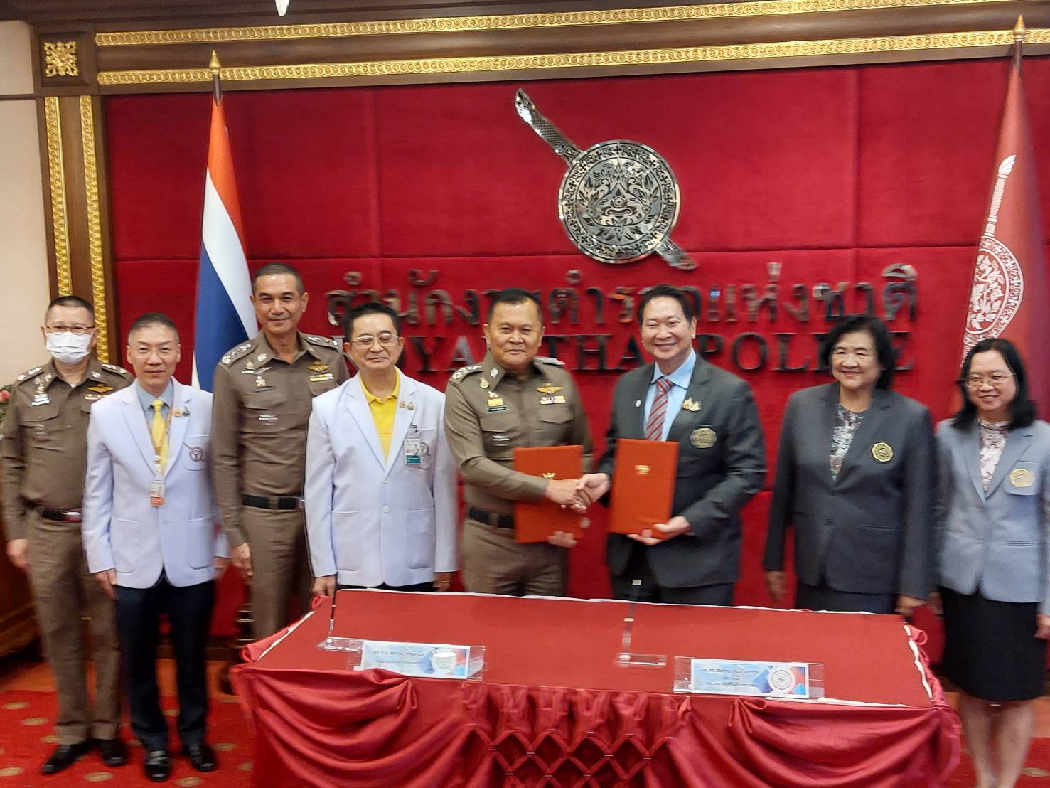 ตร.ลง MOU ร่วมกับม.ศรีนคริน ทรวิโรฒ-คณะแพทยศาสตร์ -รร.นรต. ผลิตแพทย์ตำรวจที่มีประสิทธิภาพ