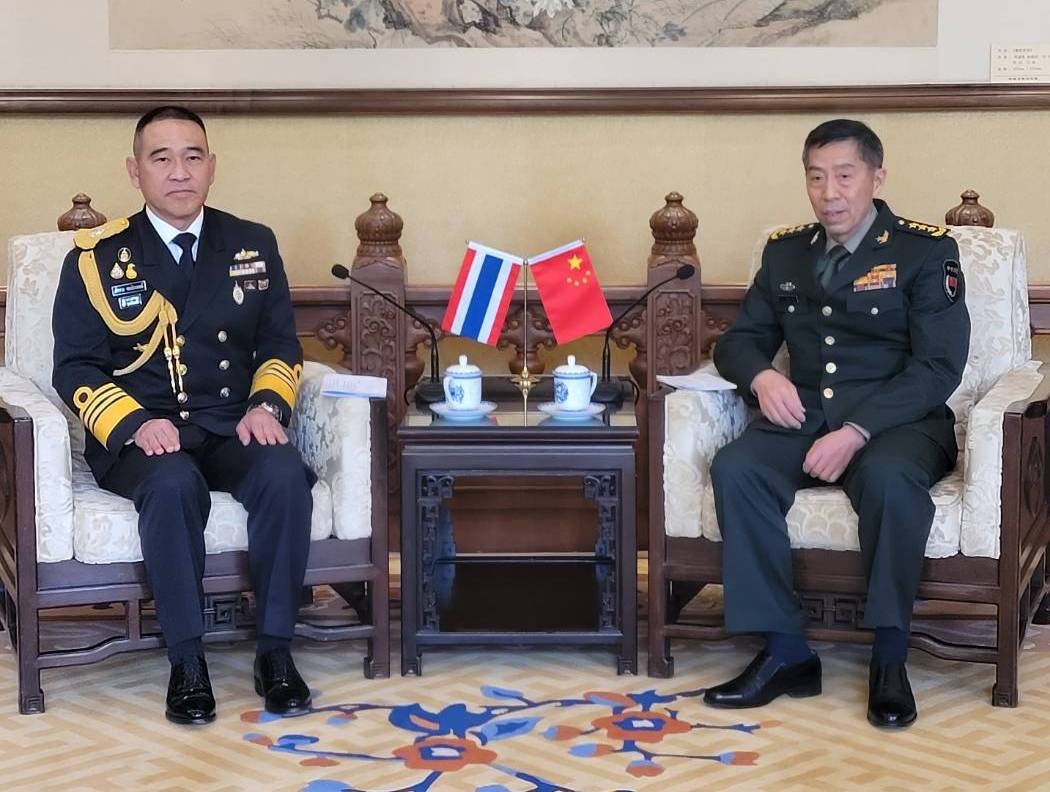 ผบ.ทร. เยี่ยมคำนับ รมว.กระทรวงกลาโหม สาธารณรัฐประชาชนจีน