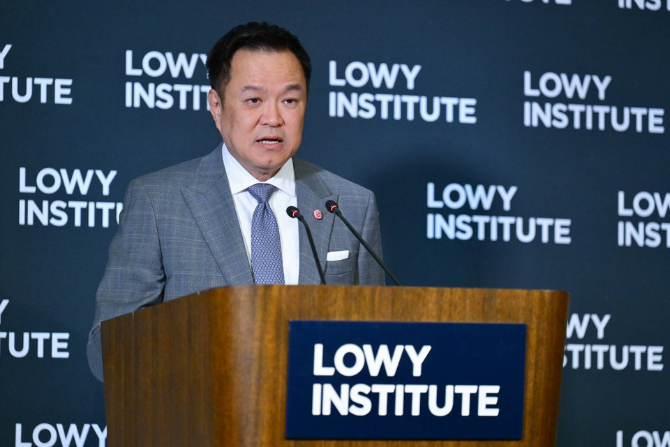 "นายกฯ" โชว์วิชั่นบนเวที Lowy โลกแบ่งขั้ว "ไทย" ไม่เลือกข้าง แต่ต้องมีทางเลือก  ชูอาเซียนเข้มแข็ง–เศรษฐกิจยืดหยุ่น