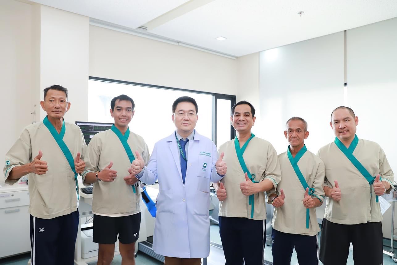 รพ.พระรามเก้า ร่วมกับ สมาคมกีฬาผู้เปลี่ยนอวัยวะแห่งประเทศไทย สนับสนุนการตรวจสุขภาพ ให้กับนักกีฬาในการแข่งขัน 5th Hong Kong Transplant and Dialysis Games  
