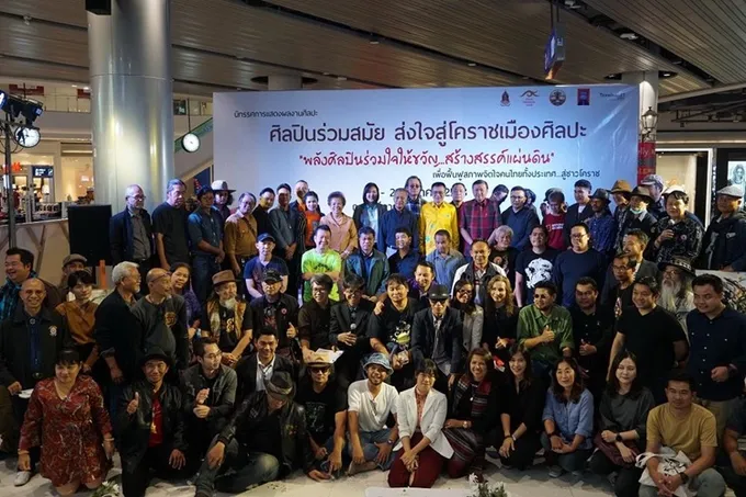 พลังศิลปินสร้างสรรค์ศิลป์สู่ขวัญชาวโคราชเมืองศิลปะ