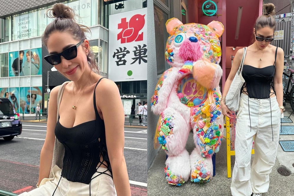 "พลอย เฌอมาลย์" อวดหวาน "โต้ง ทูพี" ทริปญี่ปุ่น แต่ชุดทำหลุดโฟกัส